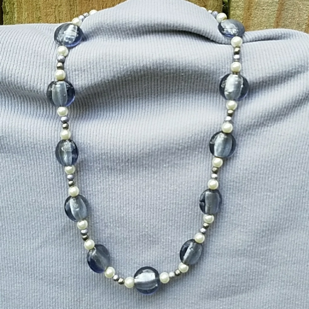 New Glass headed necklace